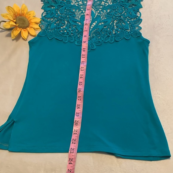 ARIANNE 94% rayon ladies Lacy summery top in size medium VGUC - Picture 6 of 10